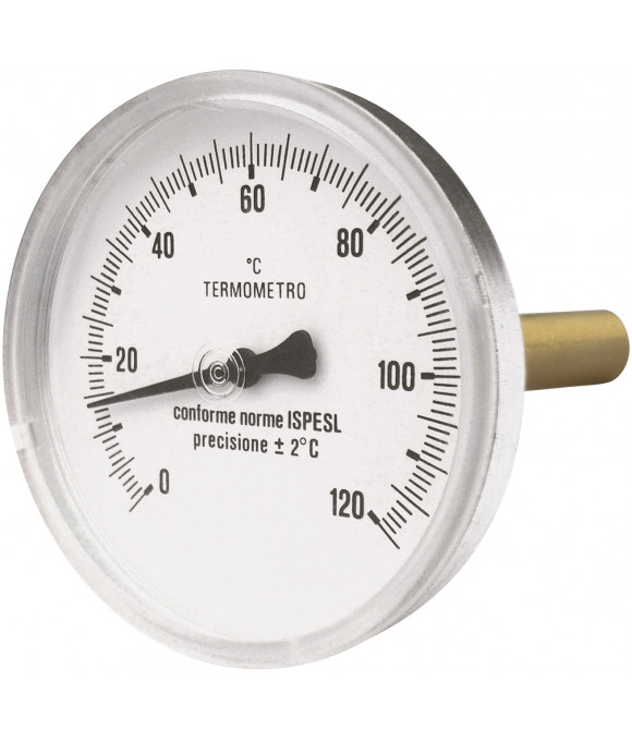 Термометр  горизонтальный 63- 50мм-1/2-120°C  Imperial Италия