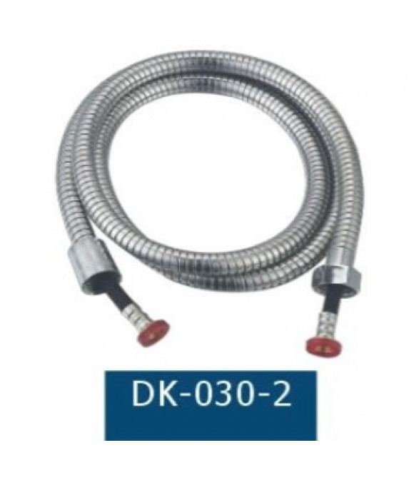 DK-030-2   шланг растягивающийся 1,5м     шланг черный(резина)/ импорт-импорт в фирменной коробке
