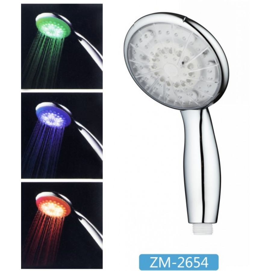 ZM-2654А-3   Аэратор светодиодный 31 гр -зеленый цвет, 32-43гр -голубой, 44-50 гр -красный